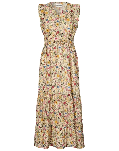 Lollys Laundry - SamoLL Midi Kjole - Flower Print